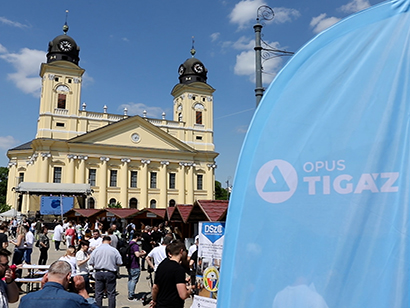 Elhivatottsággal az energiaiparban: az OPUS TIGÁZ Zrt. és az OPUS TITÁSZ Zrt. az I. Debreceni Szakmafesztiválon várta a fiatalokat